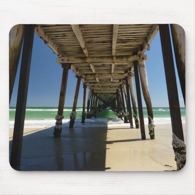 Henley beach jetty mouse mat (Front)