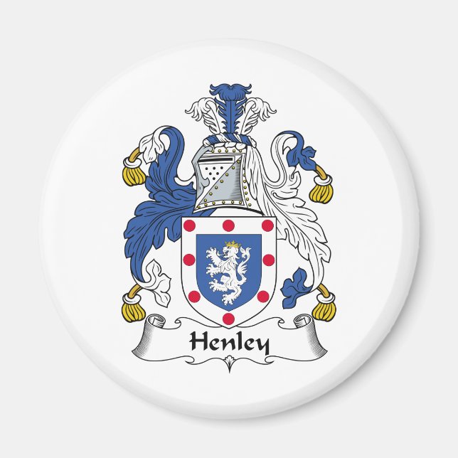 Henley Family Crest Magnet (Front)