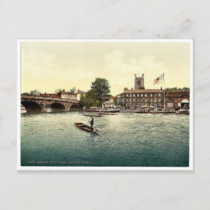 Henley on Thames, Red Lion Hotel, London and subur Postcard