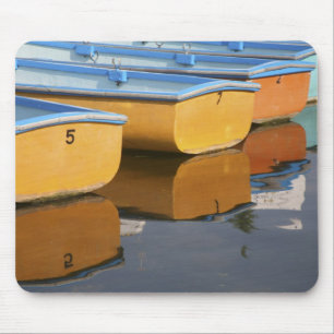 Henley-on-Thames row boats on the Thames River, Mouse Mat