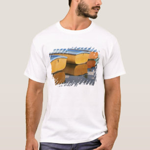 Henley-on-Thames row boats on the Thames River, T-Shirt