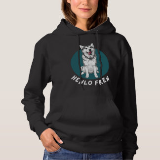 Henlo Fren Husky Doggo Hoodie