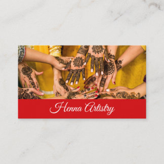 Henna Artistry Business Card