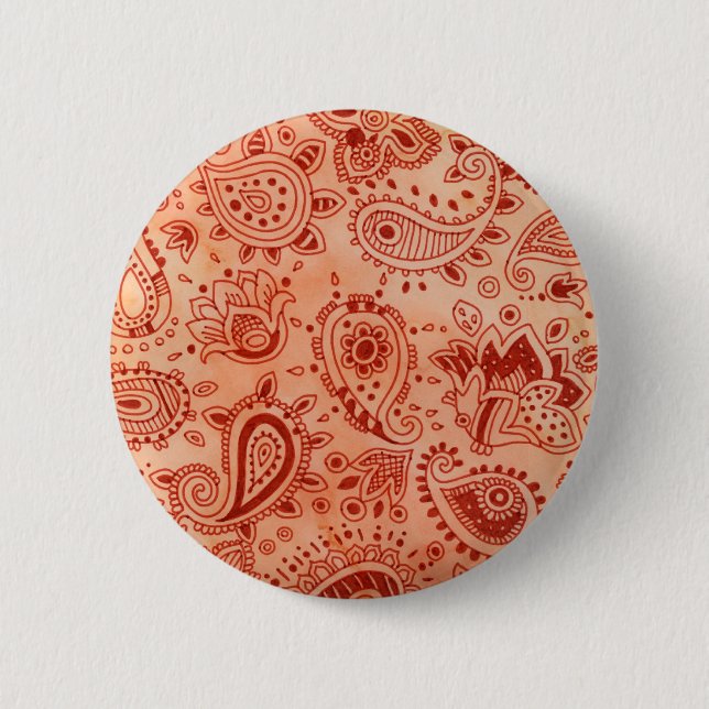 Henna Design Button (Front)