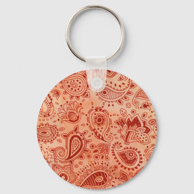 Henna Design Key Ring (Front)