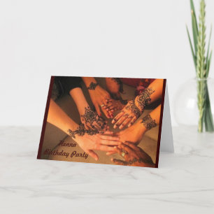 Henna Event card