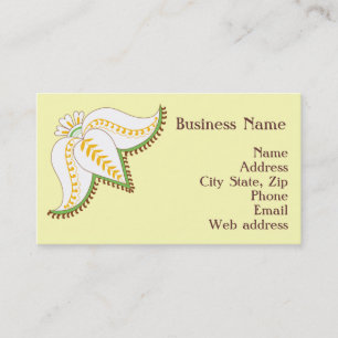 Henna Flower Business Card