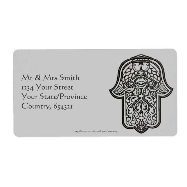 Henna Hand of Hamsa (Original) (Front)