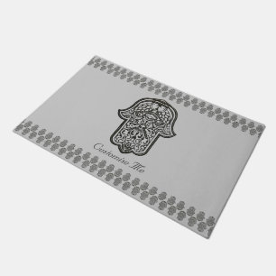 Henna Hand of Hamsa (Original) Doormat