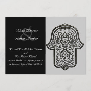 Henna Hand of Hamsa (Wedding) Invitation