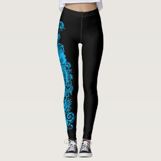 HENNA INSPIRED RIBBON LEGGINGS