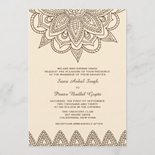 Henna Invitation