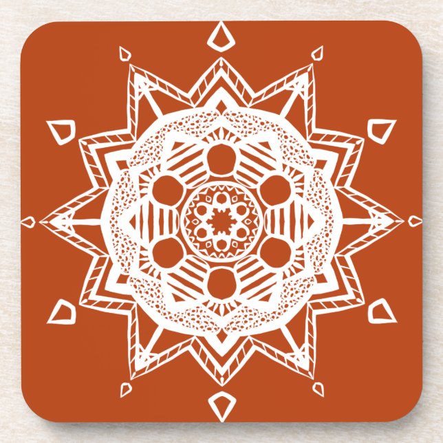 Henna Mandala Coaster (Front)