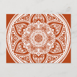Henna Mandala Postcard