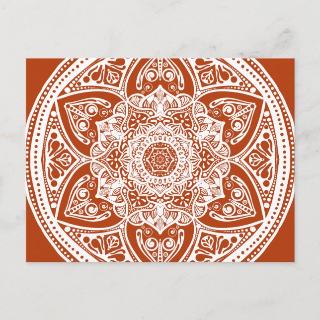 Henna Mandala Postcard (Front)