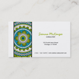 Henna Mehndi Consultant Business Card