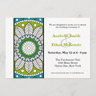 Henna Mehndi Wedding Invitation