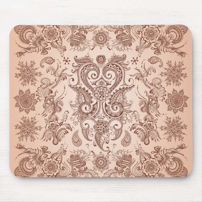 Henna Pattern-1 Mousepad (Front)