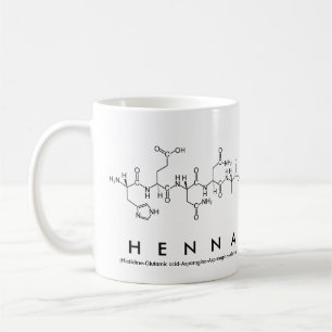 Henna peptide name mug