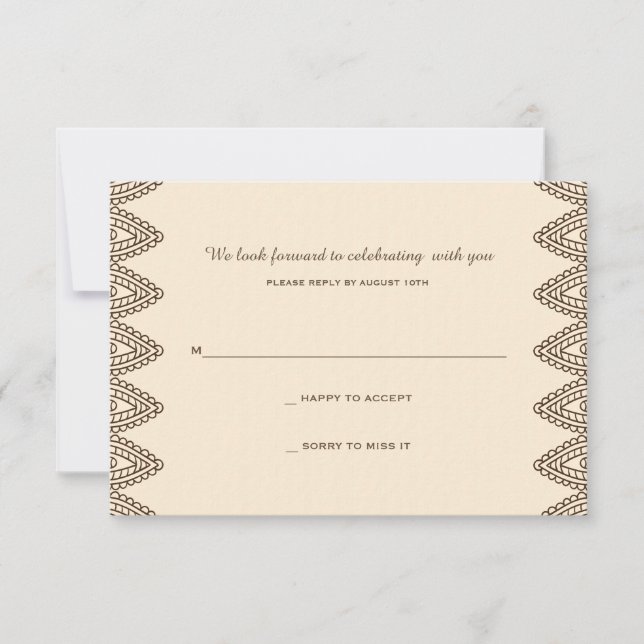 Henna Reply Card (Front)