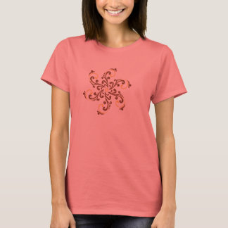 Henna Spiral Flower T-Shirt