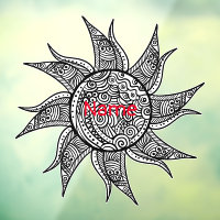 Henna-style Sun Tattoo Thunder_Cove