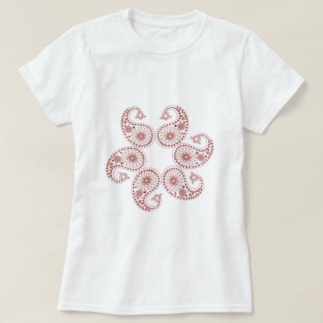 Henna Tattoo Merchandise T-Shirt (Design Front)