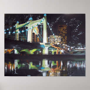 HENNEPIN BRIDGE TWINKLE POSTER