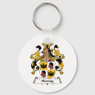 Hennig Family Crest Key Ring