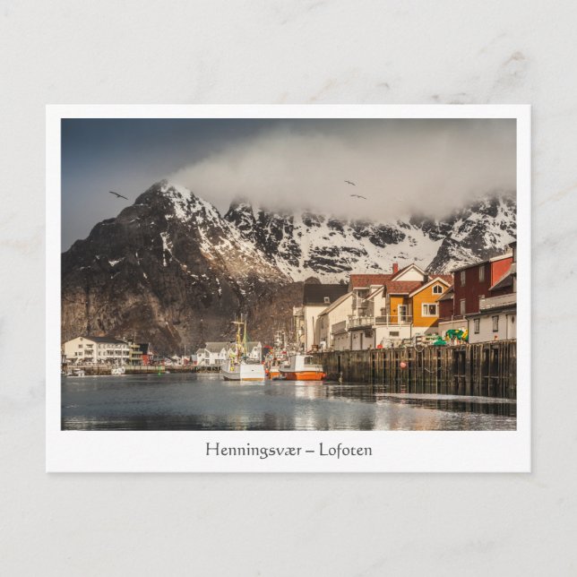 Henningsvaer Lofoten Postcard (Front)