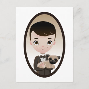 Henri and Pepper Postcard
