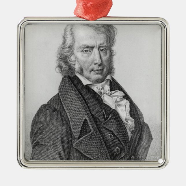 Henri Benjamin Constant de Rebecque  as Deputy Metal Tree Decoration (Front)