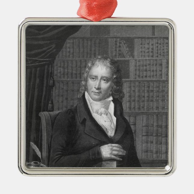 Henri Benjamin Constant de Rebecque Metal Tree Decoration (Front)