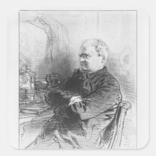 Henri Bonaventure Monnier Square Sticker