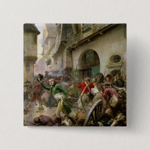 Henri de La Rochejaquelein at Battle of 15 Cm Square Badge