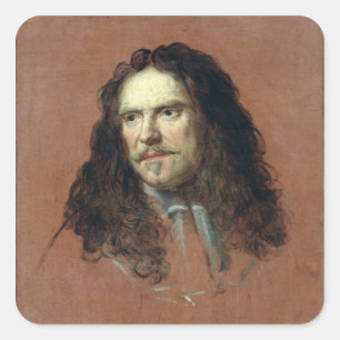 Henri de La Tour d'Auvergne  1665-68 Square Sticker