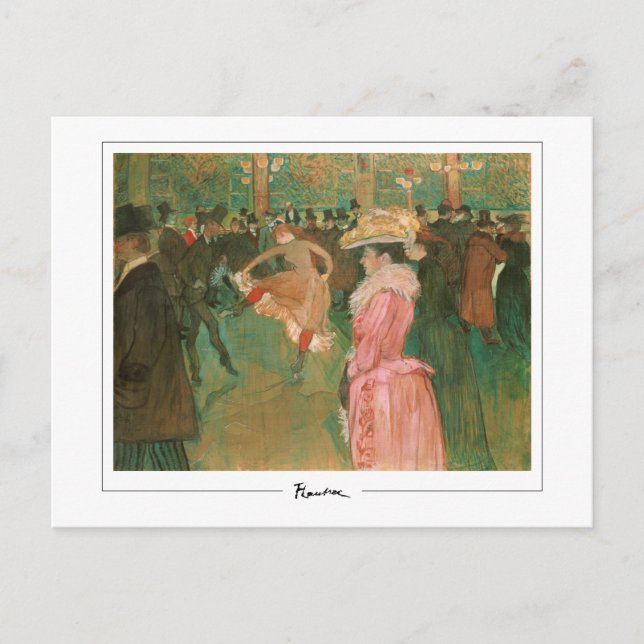 Henri de Toulouse-Lautrec #12 - Fine Art Postca… Postcard (Front)