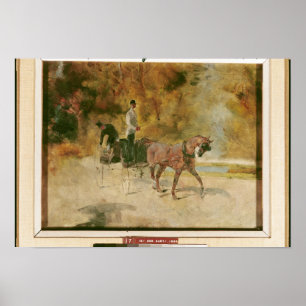 Henri de Toulouse-Lautrec   A Dog-Cart Poster