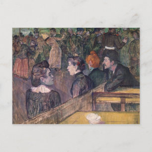 Henri de Toulouse-Lautrec   At the Moulin de la Ga Postcard