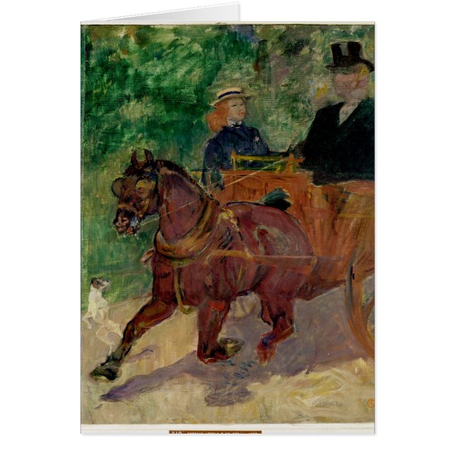 Henri de Toulouse-Lautrec | Cob Harnessed to a Car (Front)