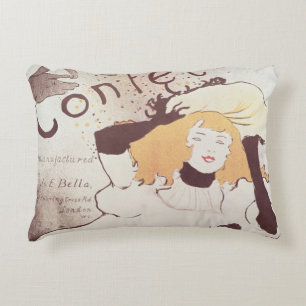 Henri de Toulouse-Lautrec Confetti, 1893 Decorative Cushion