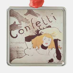 Henri de Toulouse-Lautrec Confetti, 1893 Metal Tree Decoration