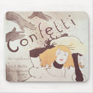 Henri de Toulouse-Lautrec   Confetti, 1893 Mouse Mat