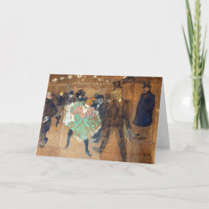 Henri de Toulouse-Lautrec - Dance at the Rouge Card