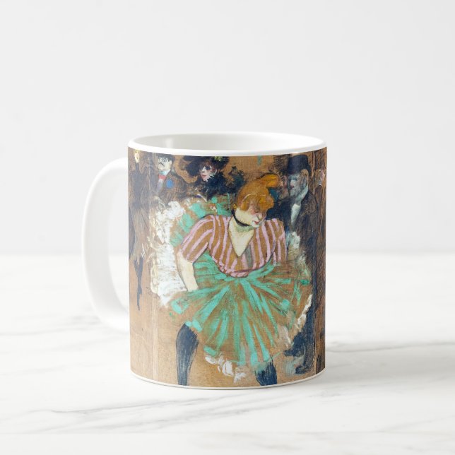 Henri de Toulouse-Lautrec - Dance at the Rouge Coffee Mug (Front Left)