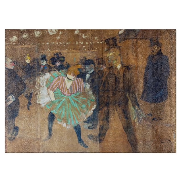 Henri de Toulouse-Lautrec - Dance at the Rouge Cutting Board (Front)