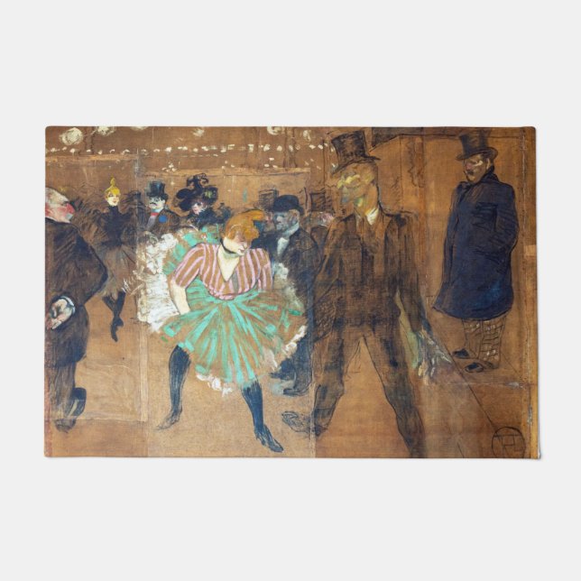 Henri de Toulouse-Lautrec - Dance at the Rouge Doormat (Front)