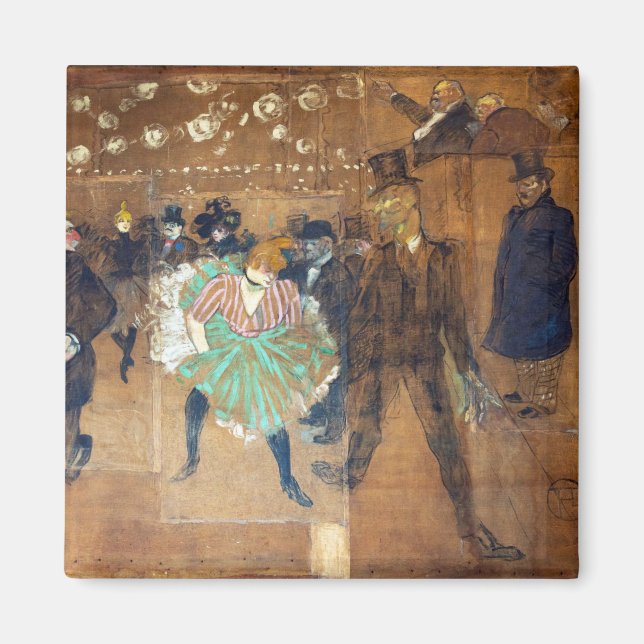 Henri de Toulouse-Lautrec - Dance at the Rouge Magnet (Front)