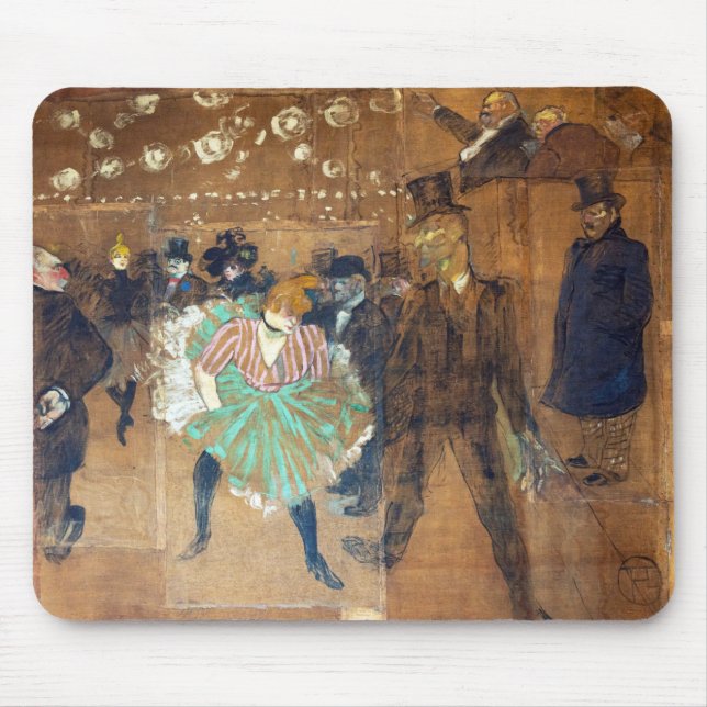 Henri de Toulouse-Lautrec - Dance at the Rouge Mouse Mat (Front)