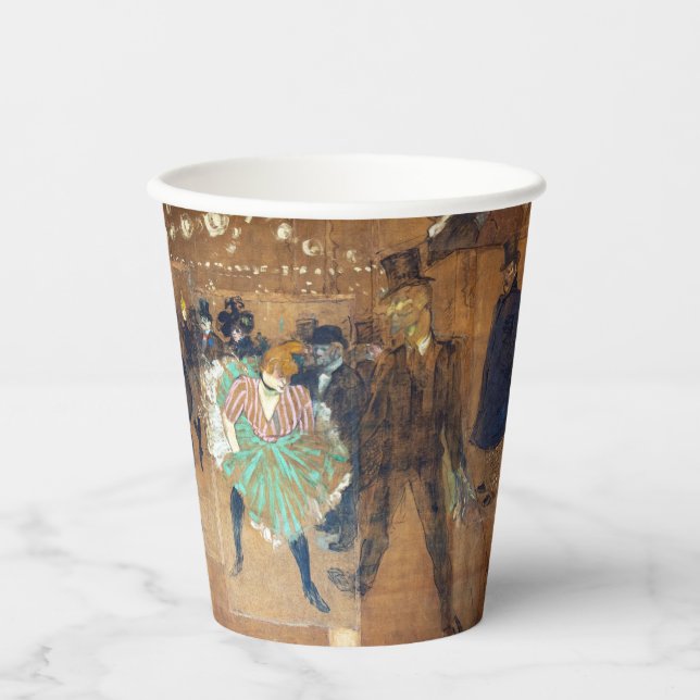 Henri de Toulouse-Lautrec - Dance at the Rouge Paper Cups (Front)